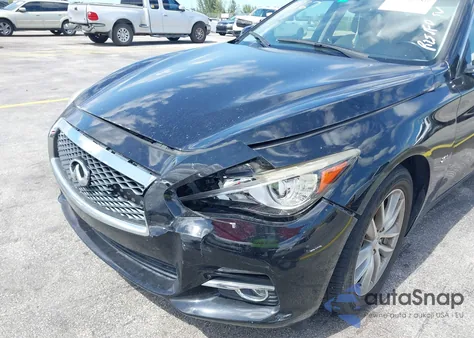 2016 Infiniti Q50 2.0T Premium from USA, damaged, VIN JN1CV7AP3GM203733